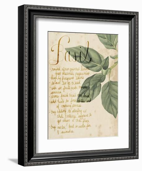 Herb Study I-Grace Popp-Framed Premium Giclee Print