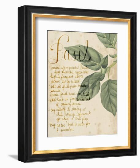 Herb Study I-Grace Popp-Framed Premium Giclee Print