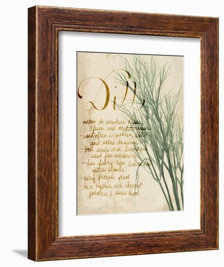 Herb Study II-Grace Popp-Framed Premium Giclee Print