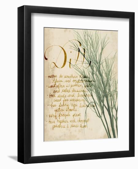 Herb Study II-Grace Popp-Framed Premium Giclee Print