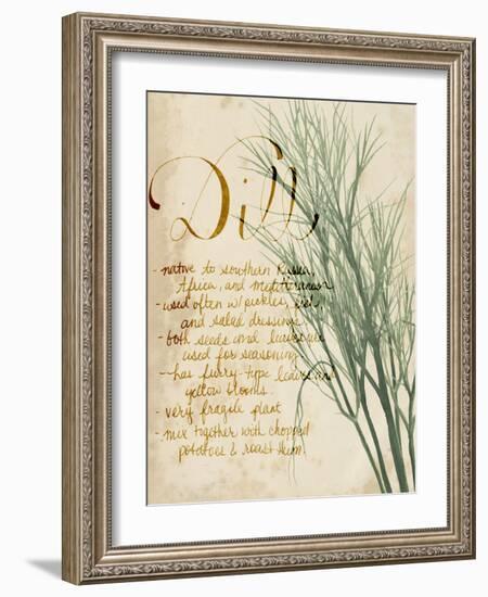 Herb Study II-Grace Popp-Framed Art Print