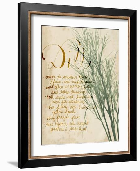 Herb Study II-Grace Popp-Framed Art Print