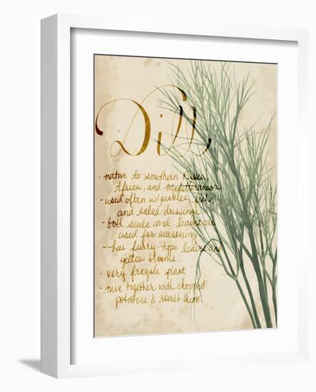 Herb Study II-Grace Popp-Framed Art Print