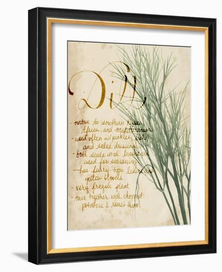 Herb Study II-Grace Popp-Framed Art Print