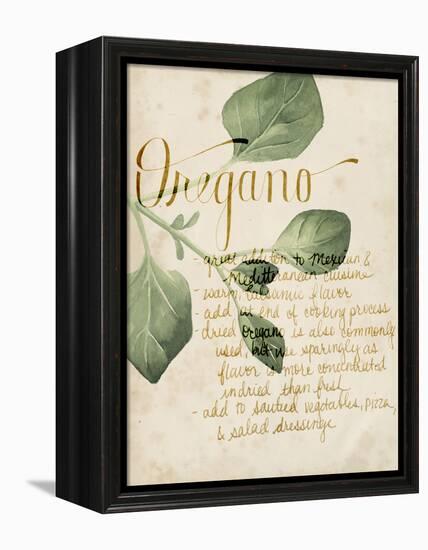 Herb Study III-Grace Popp-Framed Stretched Canvas