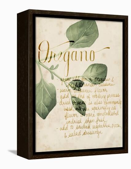 Herb Study III-Grace Popp-Framed Stretched Canvas