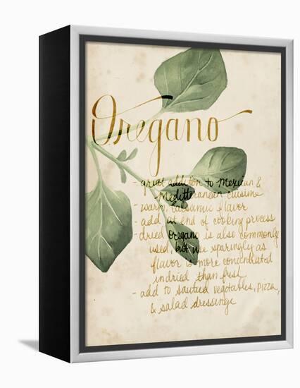 Herb Study III-Grace Popp-Framed Stretched Canvas