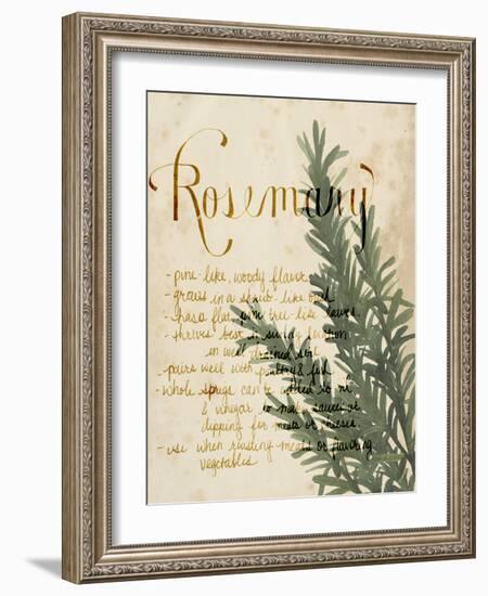 Herb Study IV-Grace Popp-Framed Art Print