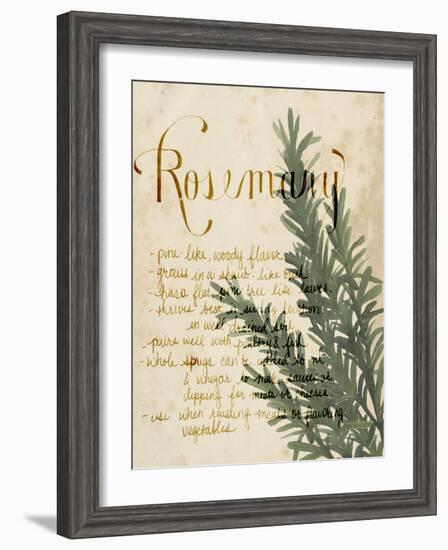 Herb Study IV-Grace Popp-Framed Art Print