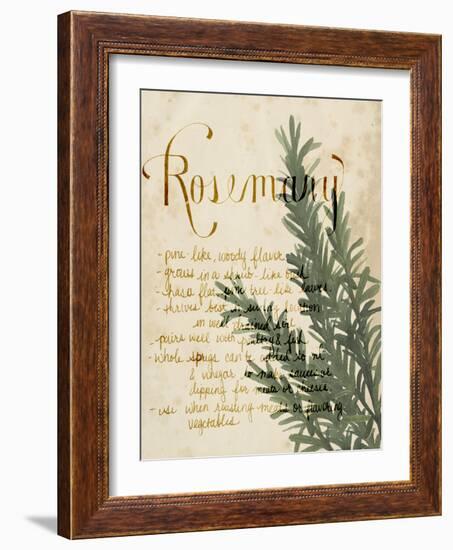 Herb Study IV-Grace Popp-Framed Art Print