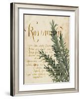 Herb Study IV-Grace Popp-Framed Art Print