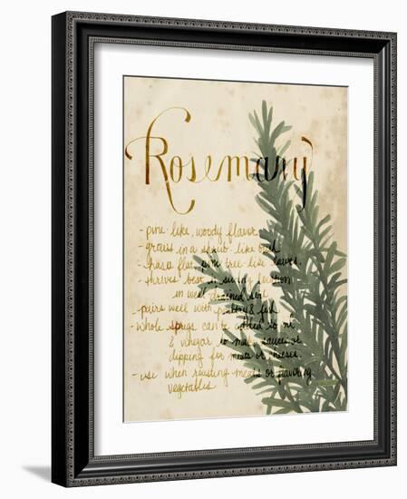 Herb Study IV-Grace Popp-Framed Art Print