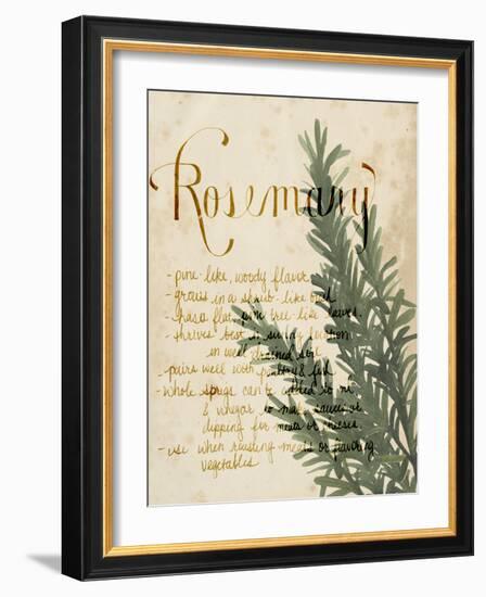 Herb Study IV-Grace Popp-Framed Art Print