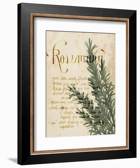 Herb Study IV-Grace Popp-Framed Premium Giclee Print