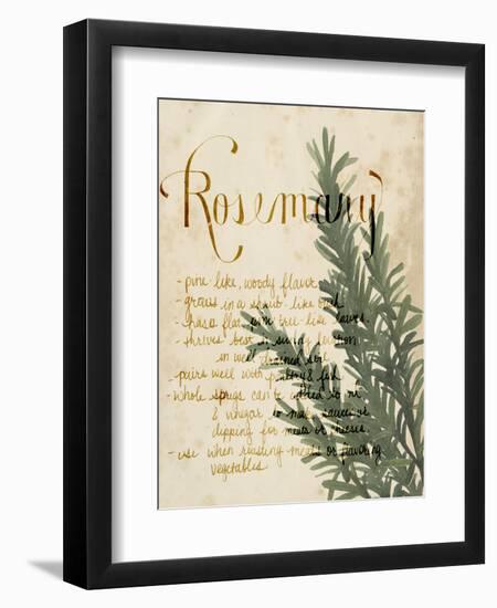 Herb Study IV-Grace Popp-Framed Premium Giclee Print