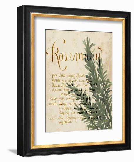 Herb Study IV-Grace Popp-Framed Premium Giclee Print