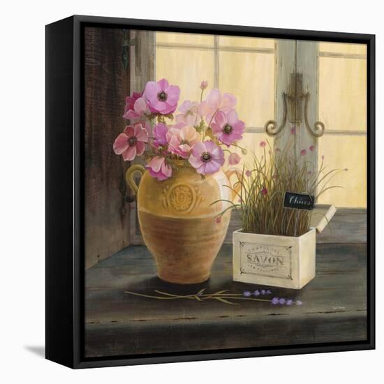 Herb Window Garden-Angela Staehling-Framed Stretched Canvas