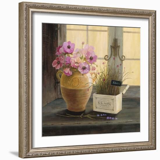 Herb Window Garden-Angela Staehling-Framed Art Print