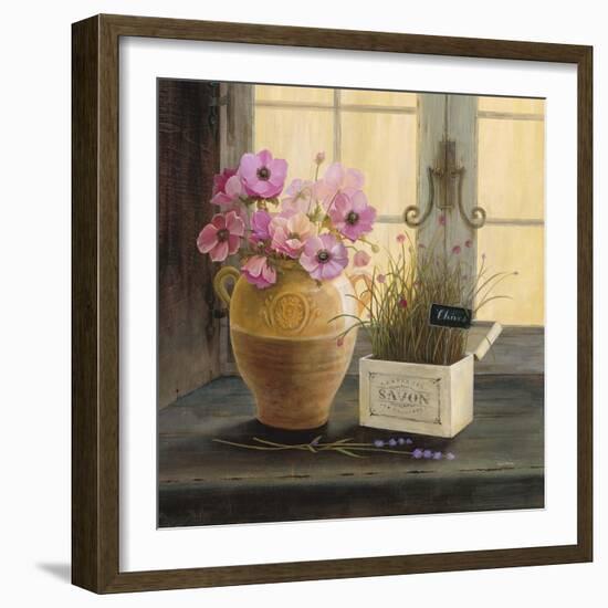 Herb Window Garden-Angela Staehling-Framed Art Print