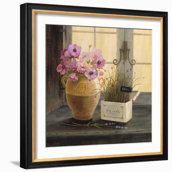 Herb Window Garden-Angela Staehling-Framed Art Print