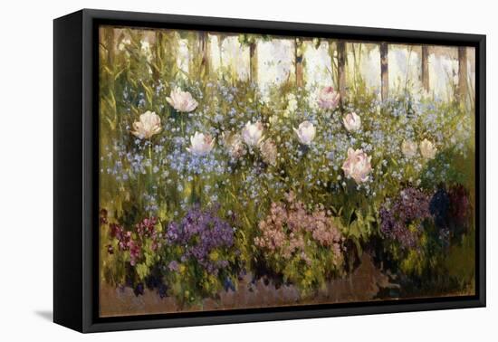 Herbacious Border-Patrick William Adam-Framed Premier Image Canvas