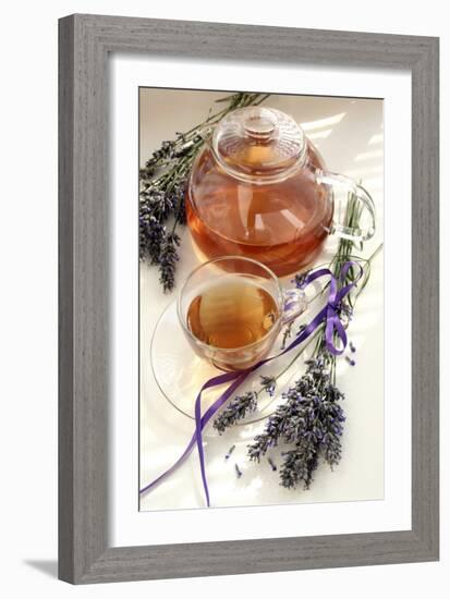 Herbal Tea And Lavender-Erika Craddock-Framed Photographic Print