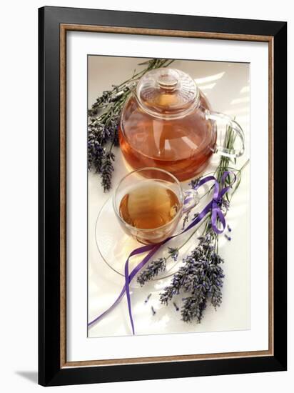 Herbal Tea And Lavender-Erika Craddock-Framed Photographic Print