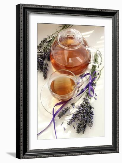 Herbal Tea And Lavender-Erika Craddock-Framed Photographic Print