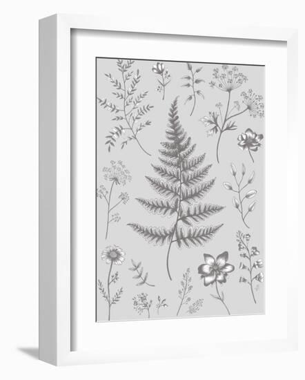 Herbarium Twilight-Lucy Francis-Framed Giclee Print