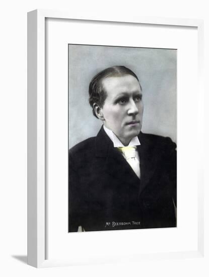 Herbert Beerbohm Tree (1852-191), English Actor and Theatre Manager, Early 20th Century-null-Framed Giclee Print