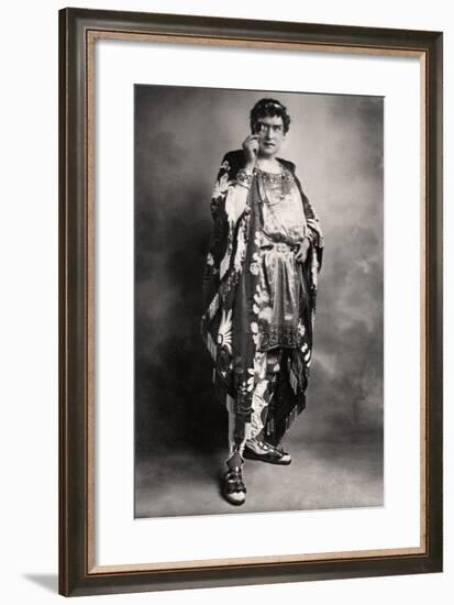 Herbert Beerbohm Tree (1853-191), English Actor, Early 20th Century-FW Burford-Framed Photographic Print