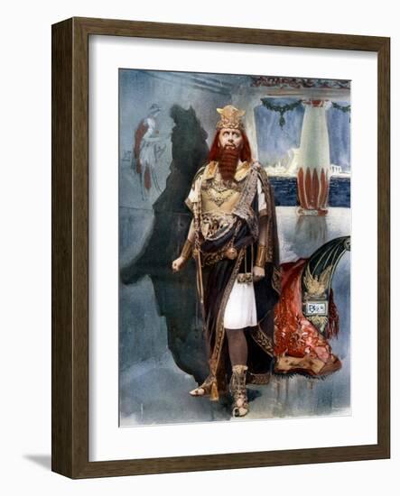 Herbert Beerbohm Tree in Herod, C1902-Langfier-Framed Giclee Print