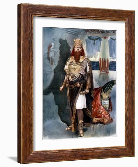 Herbert Beerbohm Tree in Herod, C1902-Langfier-Framed Giclee Print