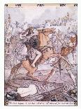 The Two Began a Combat Whereon All around Paused to Look-Herbert Cole-Giclee Print