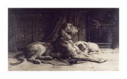 Irish Deerhound-Herbert Dicksee-Premium Giclee Print