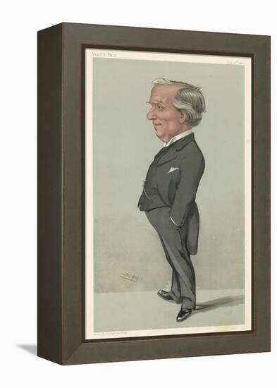 Herbert Henry Asquith Statesman-Spy (Leslie M. Ward)-Framed Stretched Canvas