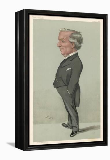 Herbert Henry Asquith Statesman-Spy (Leslie M. Ward)-Framed Stretched Canvas