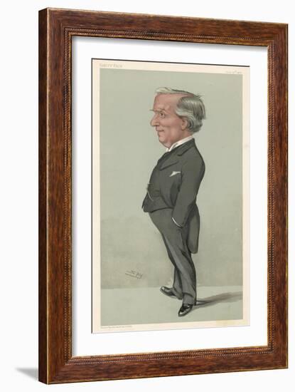 Herbert Henry Asquith Statesman-Spy (Leslie M. Ward)-Framed Art Print