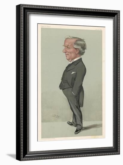 Herbert Henry Asquith Statesman-Spy (Leslie M. Ward)-Framed Art Print