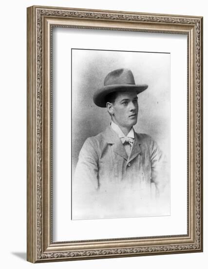 Herbert Hoover, age 23, taken in Perth in Australia, 1898-null-Framed Photographic Print