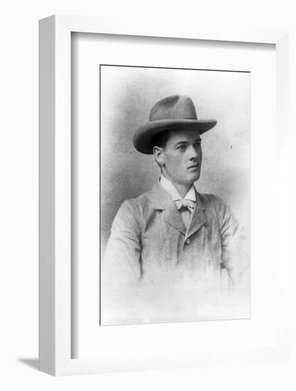 Herbert Hoover, age 23, taken in Perth in Australia, 1898-null-Framed Photographic Print