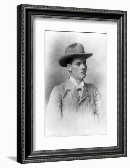 Herbert Hoover, age 23, taken in Perth in Australia, 1898-null-Framed Photographic Print