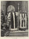 The Enthronement of the New Primate in Canterbury Cathedral-Herbert Johnson-Giclee Print