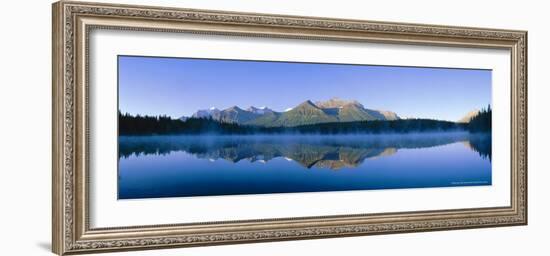 Herbert Lake and Bow Range, Banff Np, Rocky Mountains, Alberta, Canada-Hans Peter Merten-Framed Photographic Print