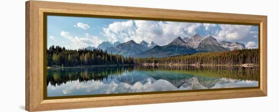 Herbert Lake Panorama-Larry Malvin-Framed Premier Image Canvas