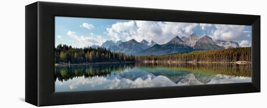 Herbert Lake Panorama-Larry Malvin-Framed Premier Image Canvas