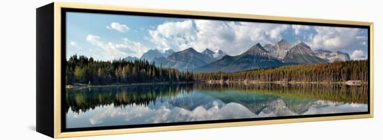 Herbert Lake Panorama-Larry Malvin-Framed Premier Image Canvas