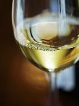 Two Glasses of White Wine Against the Friaul Landscape of Italy-Herbert Lehmann-Framed Photographic Print