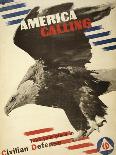 America Calling Poster-Herbert Matter-Framed Giclee Print