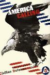 America Calling, Take Your Place in Civilian Defense, c.1941-Herbert Matter-Framed Stretched Canvas